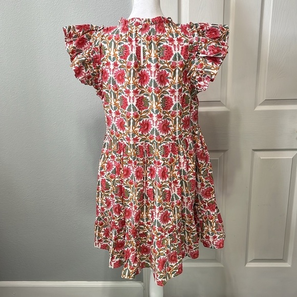 Caroline Constas Strawberry Print Floral Dress Size Medium - Picture 5 of 10
